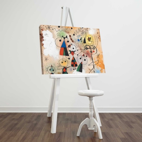 Wallxpert Decorative Canvas Painting FAMOUSART-041 Multicolor
