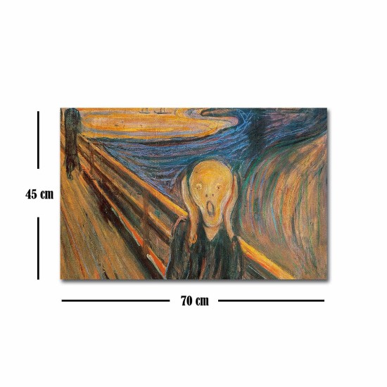 Decorative Canvas Painting FAMOUSART-042 Multicolor Wallxpert Decorative Canvas Painting FAMOUSART-042 Multicolor