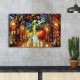 Decorative Canvas Painting FAMOUSART-073 Multicolor Wallxpert Decorative Canvas Painting FAMOUSART-073 Multicolor