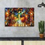 Decorative Canvas Painting FAMOUSART-073 Multicolor