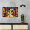 Wallxpert Decorative Canvas Painting FAMOUSART-073 Multicolor
