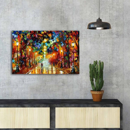 Decorative Canvas Painting FAMOUSART-073 Multicolor Wallxpert Decorative Canvas Painting FAMOUSART-073 Multicolor