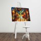 Decorative Canvas Painting FAMOUSART-073 Multicolor Wallxpert Decorative Canvas Painting FAMOUSART-073 Multicolor