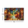 Wallxpert Decorative Canvas Painting FAMOUSART-073 Multicolor