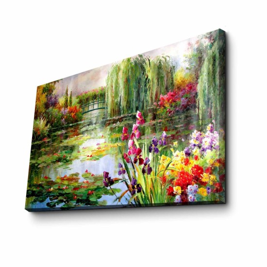 Wallxpert Decorative Canvas Painting FAMOUSART-116 Multicolor
