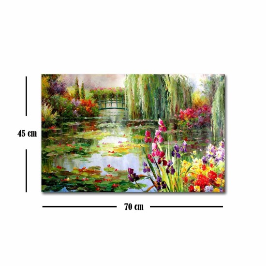 Wallxpert Decorative Canvas Painting FAMOUSART-116 Multicolor