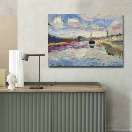Wallxpert Decorative Canvas Painting 70100FAMOUSART-018 Multicolor
