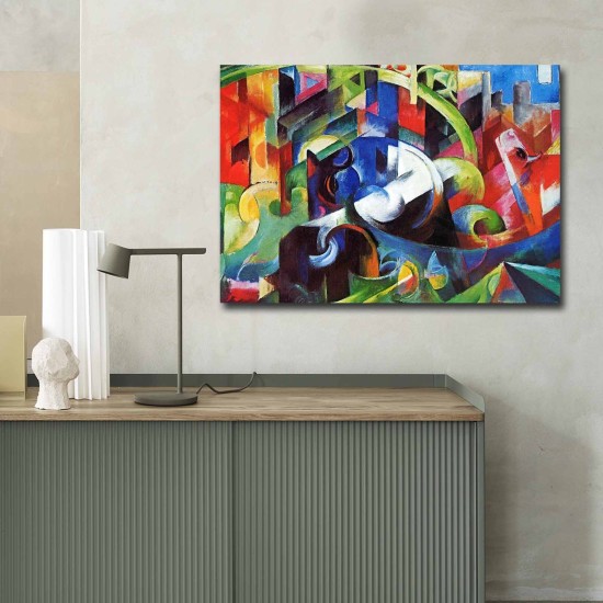 Wallxpert Decorative Canvas Painting 70100FAMOUSART-033 Multicolor