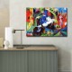 Wallxpert Decorative Canvas Painting 70100FAMOUSART-033 Multicolor