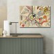 Wallxpert Decorative Canvas Painting 70100FAMOUSART-037 Multicolor