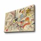 Wallxpert Decorative Canvas Painting 70100FAMOUSART-037 Multicolor
