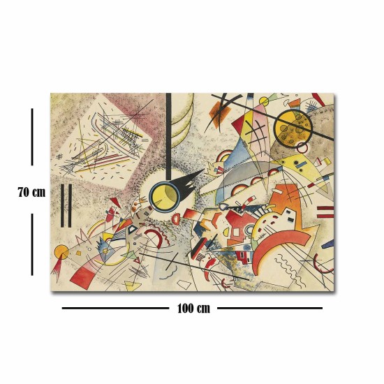 Wallxpert Decorative Canvas Painting 70100FAMOUSART-037 Multicolor