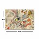 Wallxpert Decorative Canvas Painting 70100FAMOUSART-037 Multicolor