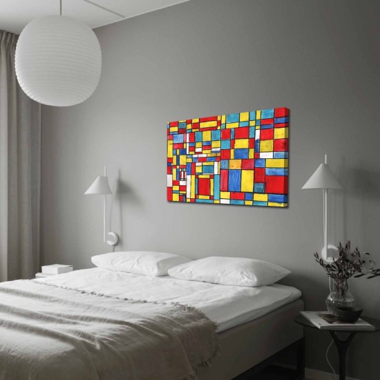 Wallxpert Decorative Canvas Painting 70100FAMOUSART-048 Multicolor