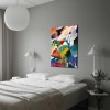 Wallxpert Decorative Canvas Painting 70100FAMOUSART-066 Multicolor