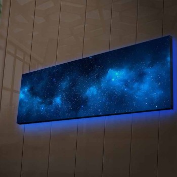 Decorative Led Lighted Canvas Painting 3090NASA-017 Multicolor