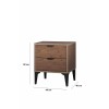 Nightstand Arden - Atlas Pine Atlas Pine