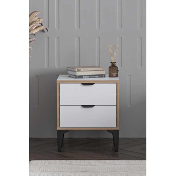 Nightstand Arden - White White