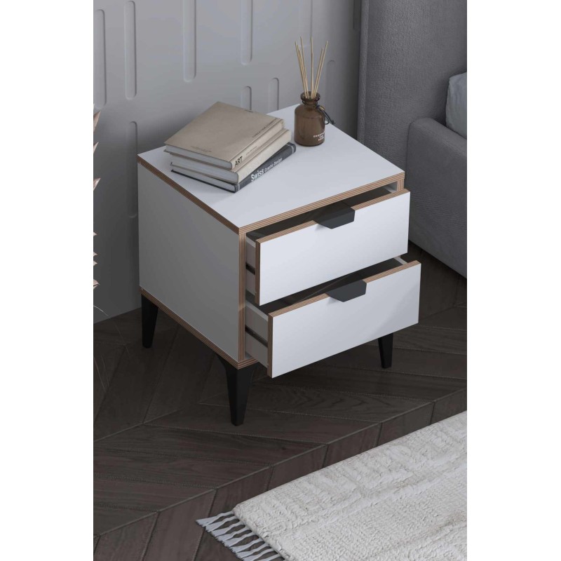 Nightstand Arden - White White