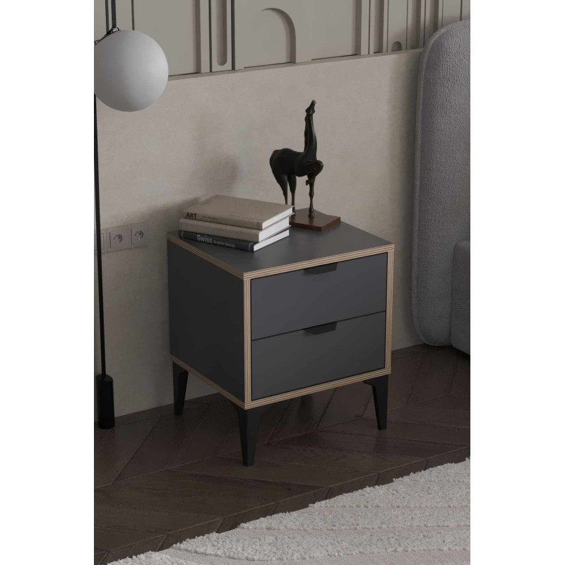 Nightstand Arden - Anthracite Anthracite