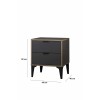 Nightstand Arden - Anthracite Anthracite