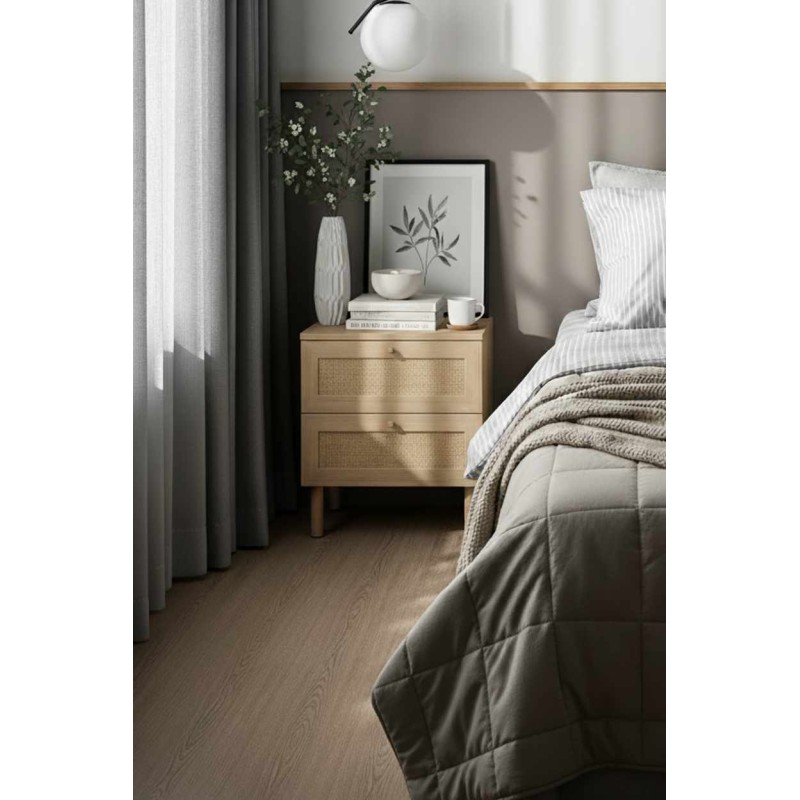 Nightstand Baru - Beige Beige