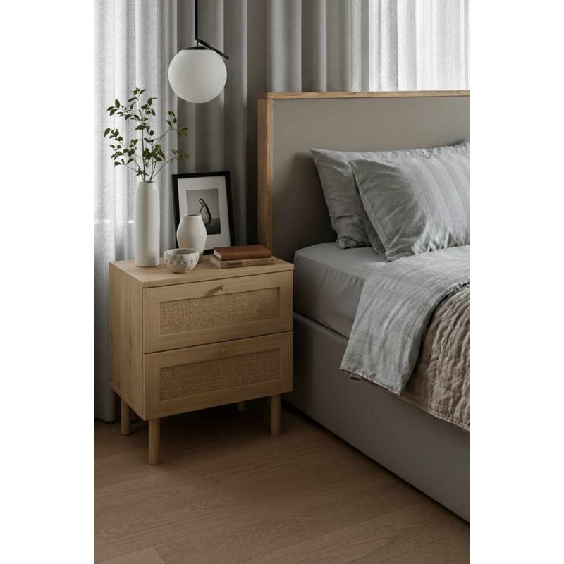 Nightstand Baru - Beige Beige