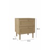 Nightstand Baru - Beige Beige