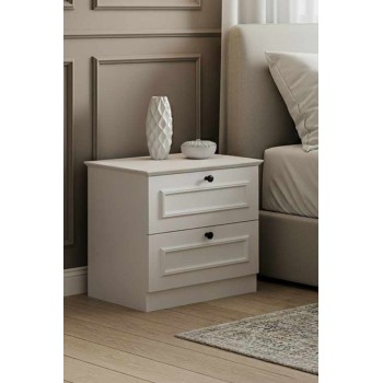 Nightstand Mira - White White