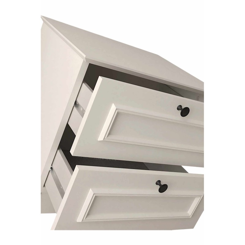 Nightstand Mira - White White