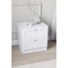 Nightstand Terra - White White