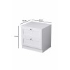 Nightstand Terra - White White