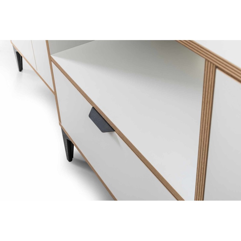 Multi Purpose Cabinet Arden Coffee - White White