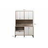 Multi Purpose Cabinet Arden Coffee - White White