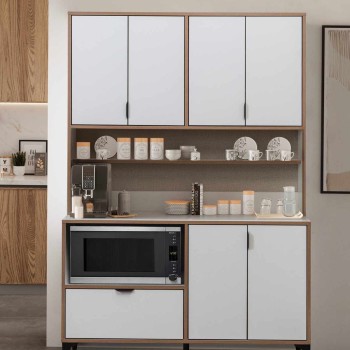 Multi Purpose Cabinet Arden Coffee - White White