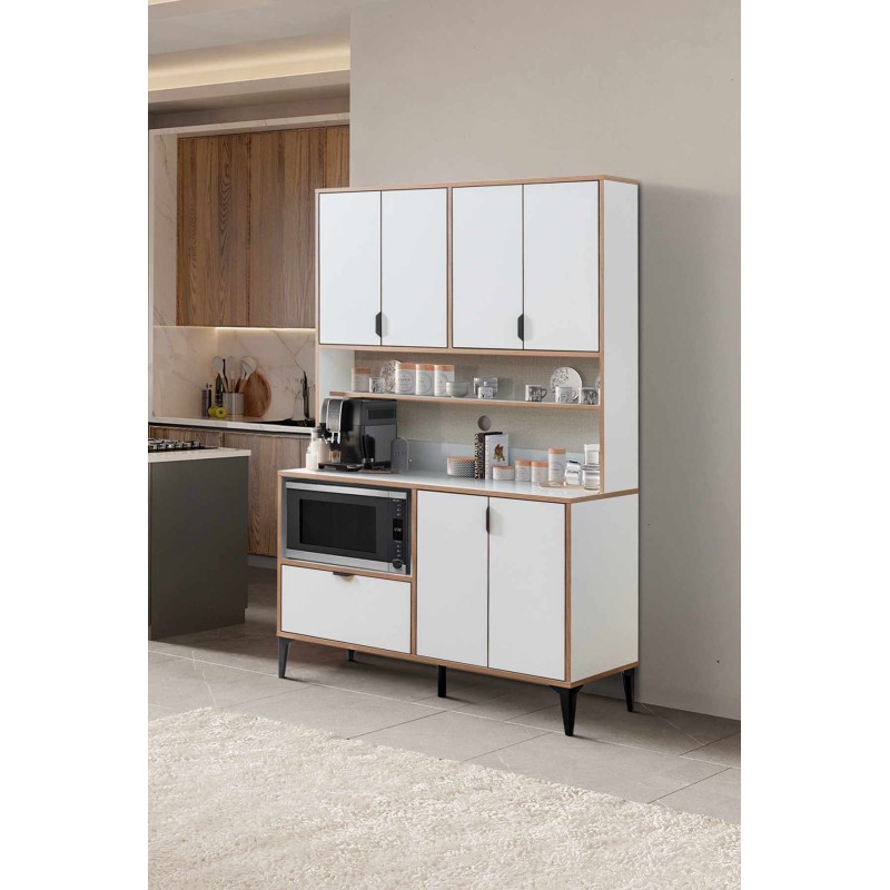 Multi Purpose Cabinet Arden Coffee - White White