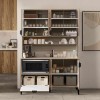 Multi Purpose Cabinet Arden Coffee - White White