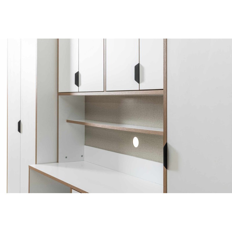 Multi Purpose Cabinet Arden Coffee - White White