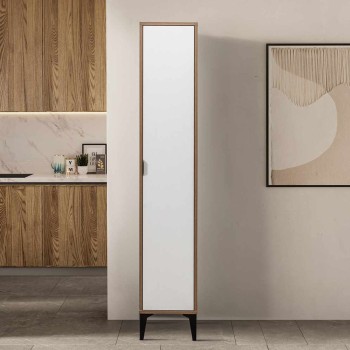 Multi Purpose Cabinet Arden Single Door - White White