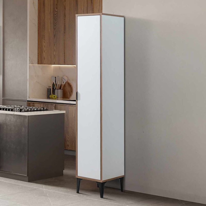 Multi Purpose Cabinet Arden Single Door - White White