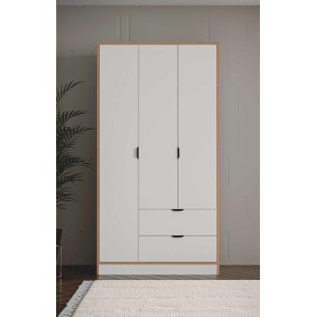 Wardrobe Arden 3 - White White