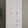 Wardrobe Arden 3 - White White