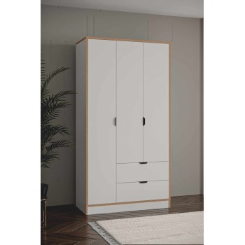 Wardrobe Arden 3 - White White