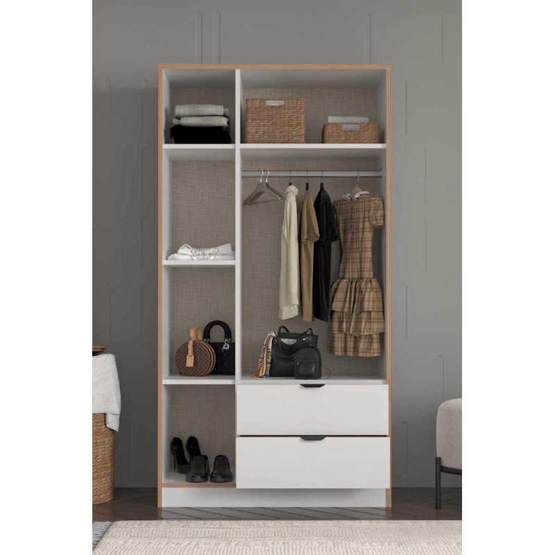 Wardrobe Arden 3 - White White