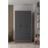 Wardrobe Arden 3 - Anthracite Anthracite