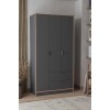 Wardrobe Arden 3 - Anthracite Anthracite