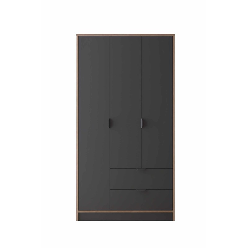 Wardrobe Arden 3 - Anthracite Anthracite