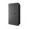 Wardrobe Arden 3 - Anthracite Anthracite