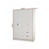 Wardrobe Arden 4 - White White