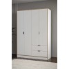Wardrobe Arden 4 - White White